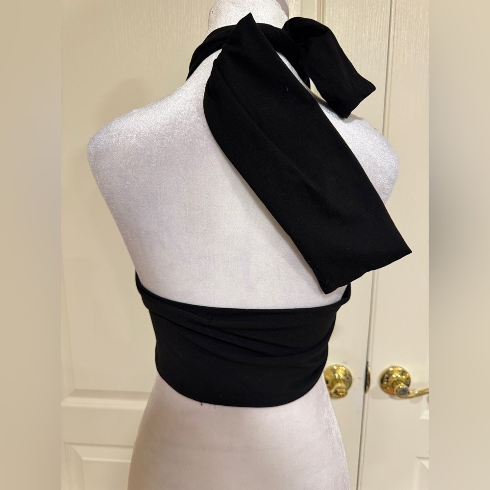 Black wrap top - Picture 3 of 5
